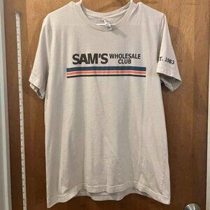 🐻Size L - Vintage Looking Sam's Club Short Sleeve Tee